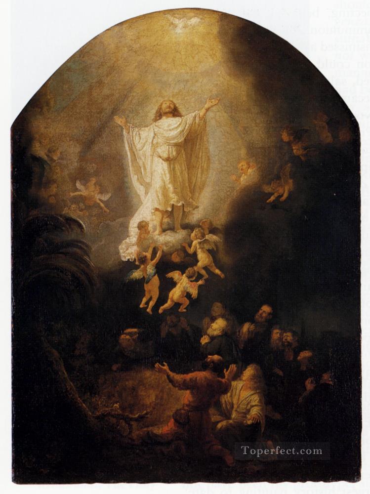 La ascensión de Cristo Rembrandt Pintura al óleo